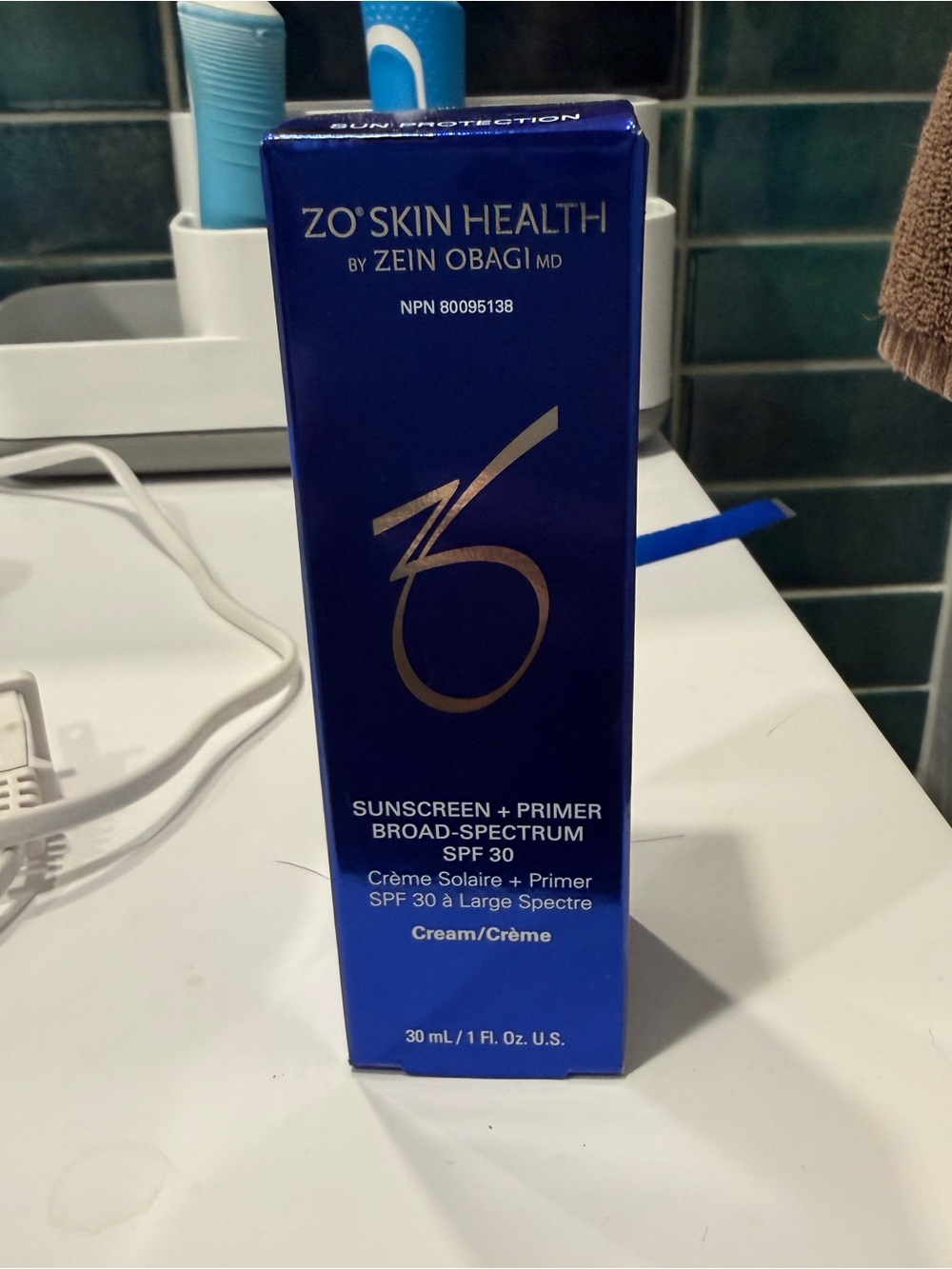 ZO Skin Health Sunscreen + Primer SPF 30 — Cream (Blue Packaging)